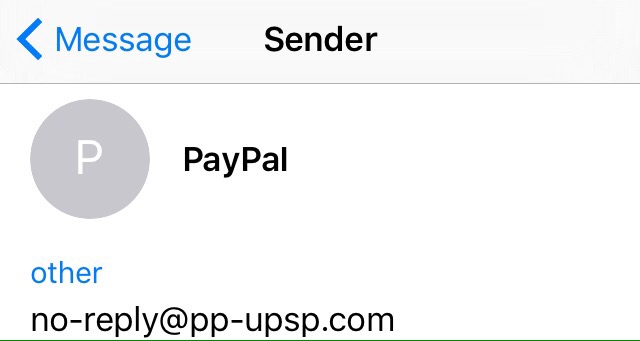 PayPal Sender Email